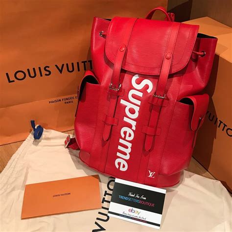 supreme and louis vuitton bag|supreme Louis Vuitton backpack.